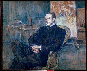 Portrait de Paul Leclerq (1872-1956) Fondateur de la Revue Blanche Peinture par Henri Toulouse Lautrec (1864-1901) 1897 - Henri de Toulouse Lautrec