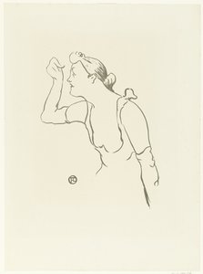 Portrait de la chanteuse Paula Brebion - Henri de Toulouse Lautrec