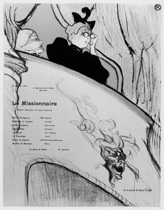 Affiche publicitaire pour la pièce 
