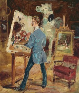 Princeteau dans son atelier, 1881 - Henri de Toulouse Lautrec