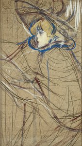 Profil de femme : Jane Avril, 1893