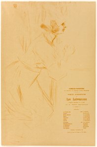 Program for La Lépreuse - Henri de Toulouse Lautrec