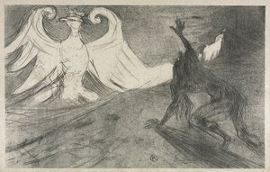 Projet pour Frontispice de : Au pied du Sinaï, 1898 - Henri de Toulouse Lautrec