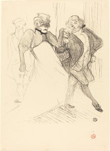 Réjane et Galipaux dans Madame Sans-Gêne, 1894 - Henri de Toulouse Lautrec