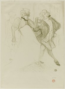 Réjane et Galipaux, dans Madame Sans-Gêne - Henri de Toulouse Lautrec