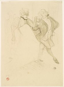 Réjane et Galipaux dans Madame Sans-Gêne - Henri de Toulouse Lautrec
