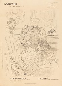 Rosmersholm, Le Gage, 1897 - Henri de Toulouse Lautrec