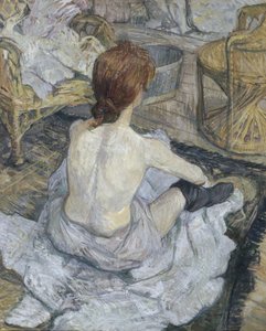 Rousse, dit aussi La Toilette - Henri de Toulouse-Lautrec