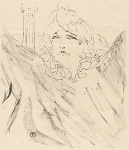 Sarah Bernhardt dans Cléopâtre, 1896 - Henri de Toulouse Lautrec