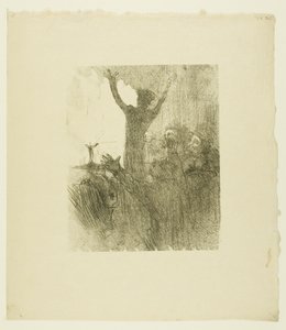 Schlomé Fuss dans la synagogue, de Au Pied du Sinaï - Henri de Toulouse Lautrec