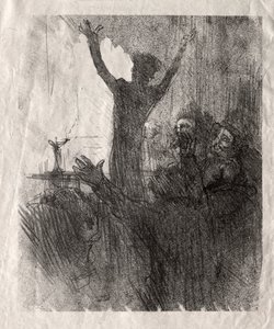 Schlomé Fuss à la synagogue - Henri de Toulouse Lautrec