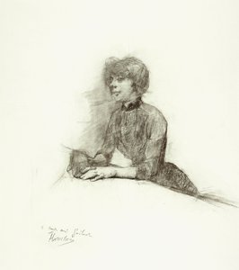Femme assise, vers 1887 - Henri de Toulouse Lautrec