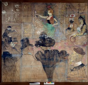 Enseigne pour la maison de la Goulue (Weber Louise dit La Goulue) - Henri de Toulouse Lautrec