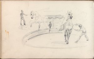 Carnet de croquis, 1880