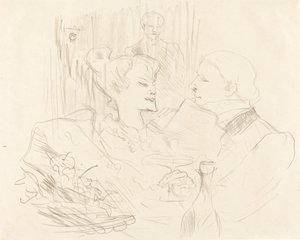 Souper à Londres - Henri de Toulouse Lautrec