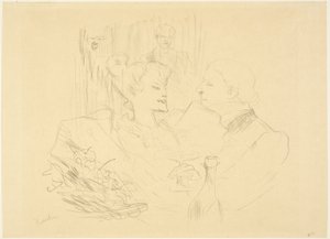 Souper à Londres - Henri de Toulouse Lautrec