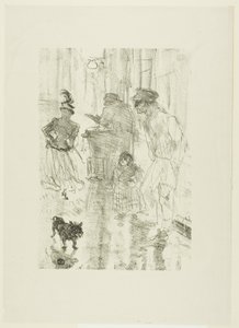 Le vendeur de châtaignes - Henri de Toulouse Lautrec