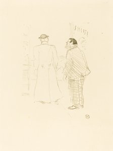 Le premier vendeur de Jourdan et Brown - Henri de Toulouse Lautrec