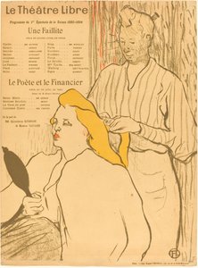 Le coiffeur - Programme du Théâtre-Libre