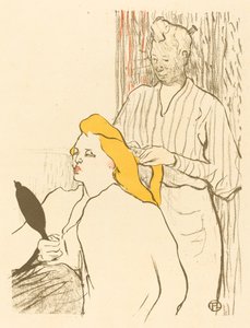 Le coiffeur - Programme du Théâtre Libre, 1893 - Henri de Toulouse Lautrec