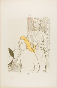 Le Coiffeur, Programme pour le Théâtre Libre - Henri de Toulouse Lautrec
