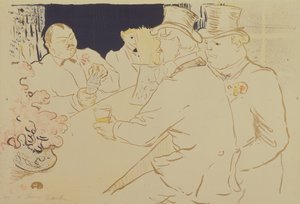 Le Bar Irlandais et Américain, rue Royale, pour The Chap Book, 1895 - Henri de Toulouse Lautrec
