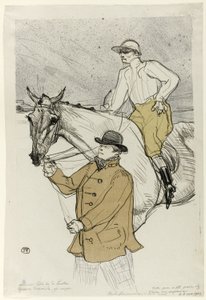 Le Jockey allant au poteau - Henri de Toulouse Lautrec