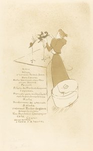 La Modiste - Renée Vert - Henri de Toulouse Lautrec