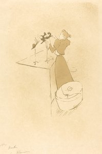 La Modiste (Renée Vert) - Henri de Toulouse Lautrec
