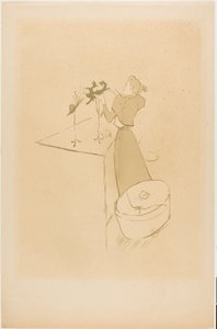La Modiste, Renée Vert - Henri de Toulouse Lautrec