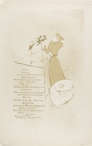 La modiste, Renée Vert - Henri de Toulouse Lautrec