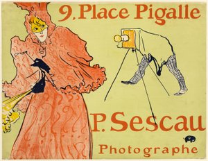 Le photographe Sescau - Henri de Toulouse Lautrec