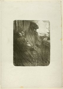 La prière des Juifs polonais, de Au Pied du Sinaï - Henri de Toulouse Lautrec