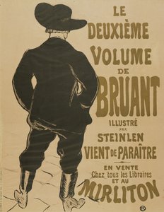 Le deuxième volume de Bruant, 1893 - Henri de Toulouse Lautrec