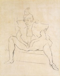 Le Clown assis - Henri de Toulouse Lautrec