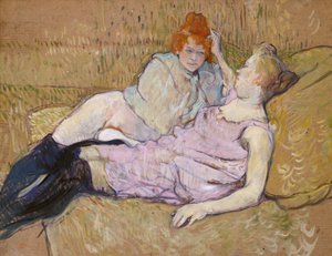 Le Sofa - Henri de Toulouse Lautrec
