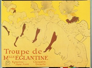 La Troupe de Mademoiselle Eglantine, 1896 - Henri de Toulouse Lautrec
