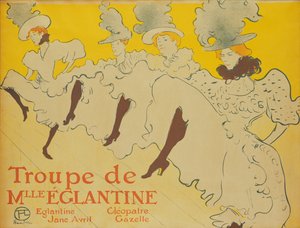 La troupe de Mademoiselle Églantine, 1896 - Henri de Toulouse Lautrec