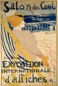 Le passager du yacht 54. Affiche pour le Salon des Cents, 31 rue Bonaparte à Paris (exposition internationale d