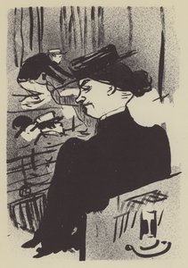 Une spectatrice - Henri de Toulouse Lautrec