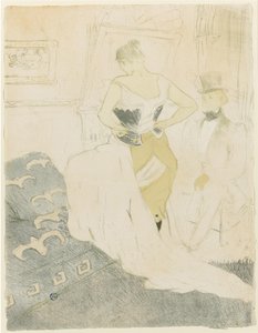 Femme ajustant son corset, 1896 - Henri de Toulouse Lautrec