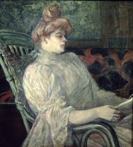 Femme lisant - Henri de Toulouse Lautrec