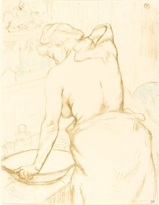 Femme qui se lave - Henri de Toulouse Lautrec