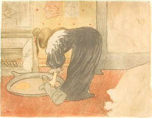 Femme au tub - Henri de Toulouse Lautrec
