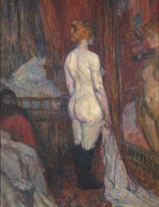 Femme devant un miroir