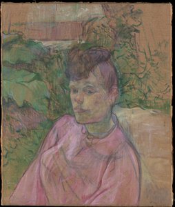 Femme dans le jardin de Monsieur Forest, 1889-91 - Henri de Toulouse Lautrec