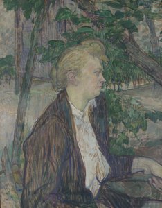 Femme assise dans un jardin, 1891 - Henri de Toulouse Lautrec