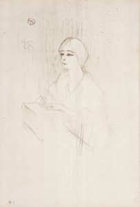 Yahne dans sa loge, 1895