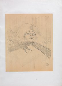 Yvette Guilbert-Série anglaise: Linger Longer Loo - Henri de Toulouse Lautrec