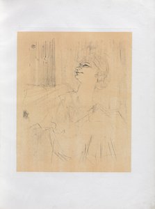 Yvette Guilbert-Série anglaise : Menilmontant de Bruant, 1898 - Henri de Toulouse Lautrec